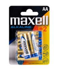 Maxell Baterija LR6 AA 4+2 6/1
