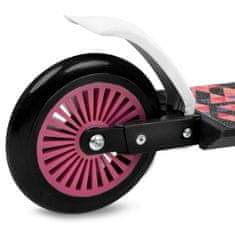 Spokey DUKE skuter, kolesa 125 mm, črna in roza