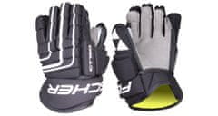FISCHER CT150 SR hokejske rokavice črno-bele 14"