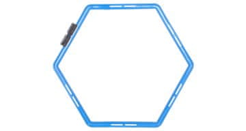 Merco Multipack 4pcs Agility Hex Hexagon Blue