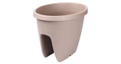 Plastkon Multipack 2ks Balconia OVI balkonski sadilnik barve taupe 60 cm