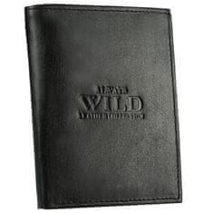 Always Wild Usnjena navpična denarnica brez zaponke