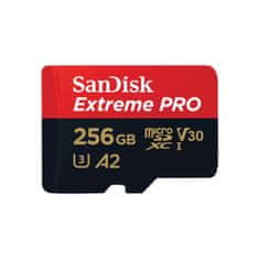 SanDisk Extreme PRO/micro SDXC/256GB/200MBps/UHS-I U3/Class 10/+ Adapter