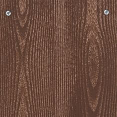 Greatstore Stojalo za čevlje rjavo 65x24x81 cm inženirski les