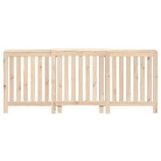 Vidaxl Pokrov za radiator 210x21x85 cm trdna borovina