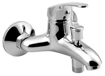 AQUALINE AQUALINE 35 Stenska Kromirana Kopalniška Pipa, 100mm, Enoročica