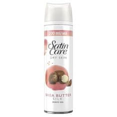 Gillette Gel za britje s karitejevim maslom za suho kožo Satin Care (gel za britje) 200 ml