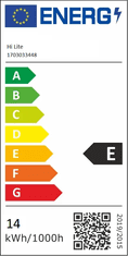 Hi Lite podelementna LED svetilka Bern Plus S 9W, 4000K, 900lm, srebrna, s senzorjem