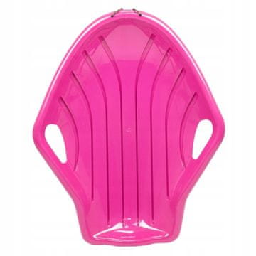 shumee Plastični tobogan z vrvjo, roza, 78 x 60 cm