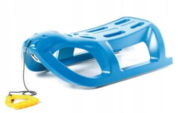 shumee Plastične vrvne sani z modrim morskim levom