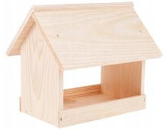 shumee Lesena stoječa krmilnica za ptice 24 x 13 x 21 cm