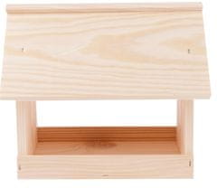 shumee Lesena stoječa krmilnica za ptice 24 x 13 x 21 cm