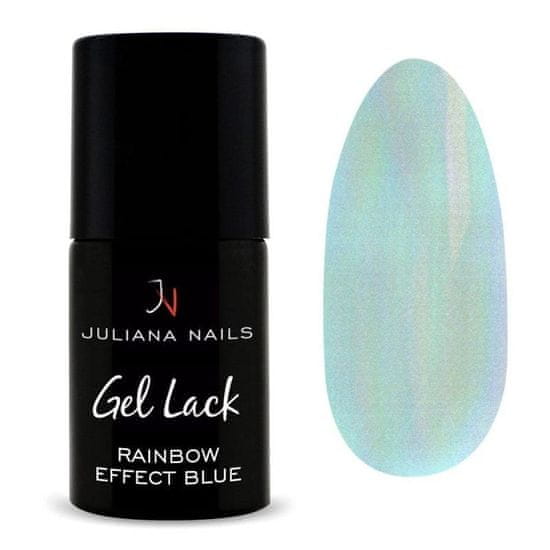 Juliana Nails Gel Lak Rainbow Effect Blue turkizna No.640 6ml