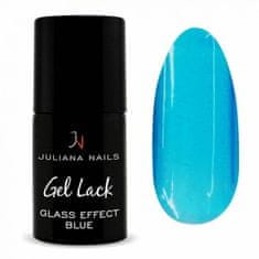 Juliana Nails Gel Lak Glass Effect Blue turkizna No.724 6ml