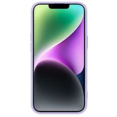 Nillkin camshield magnetni silikonski ovitek iphone 14 plus magnetni magsafe ovitek s pokrovom za kamero vijolične barve