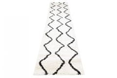Chemex Prepoga Delhi Runner Exclusive Solid Módne 6063A Opak Sfi Črna 80x300 cm