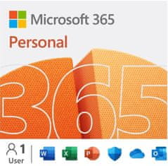 Microsoft 365 Personal, 1 leto, 1 oseba, 1 TB OneDrive, PC/Mac/Android/iOS, ENG