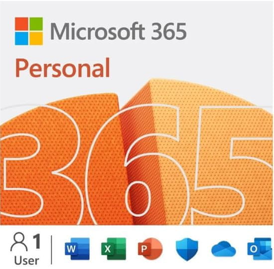 Microsoft 365 Personal angleška naročnina 1 leto za 1 osebo, 1TB v oblaku, Premium Office aplikacije, PC/Mac/iOS/Android, ESD (QQ2-01897)