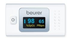 Beurer PO35 pulzni oksimeter za merjenje nasičenosti hemoglobina s kisikom