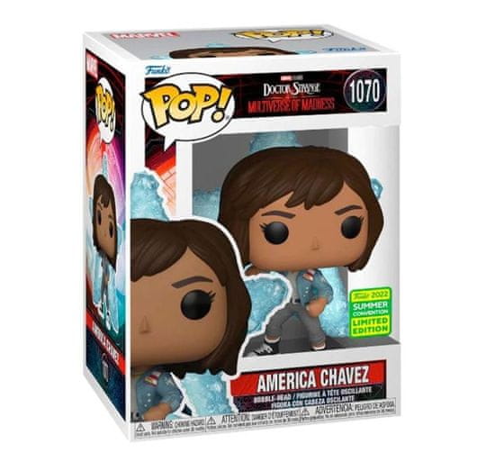 Funko POP Marvel: Dr. Strange in the Multiverse of Madness - America Chavez (San Diego Comic Con - skupna ekskluzivna izdaja)