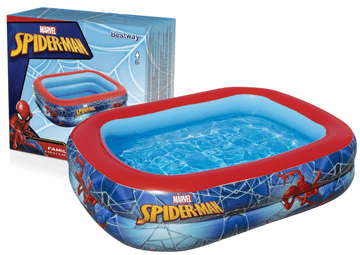 shumee Napihljiv bazen Spider-Man 200x146x48 cm Bestway 98011