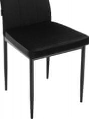 Danish Style Jedilni stol Kelly, črn
