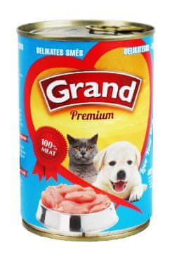 GRAND cons. mladiček, mačka Delikatesna mesna mešanica 405g