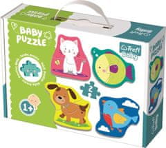 Trefl Puzzle Baby Animals / 4x2 kosi