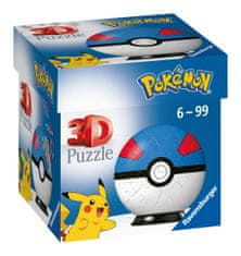 Ravensburger 3D Puzzleball Pokémon: Greatball 54 kosov