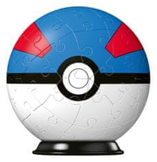 Ravensburger 3D Puzzle-Ball: Pokémon Super Ball 54 kosov