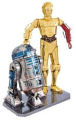 Metal Earth 3D puzzle Vojna zvezd: R2D2 in C-3PO (deluxe set)