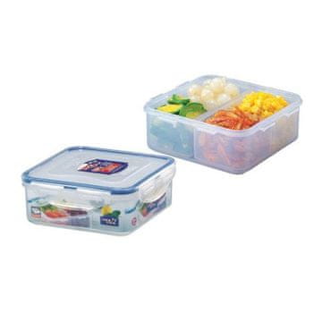 Lock & Lock Škatla za hrano LOCK kvadratna s predalom 15 x 155 x 60 mm, 870 ml