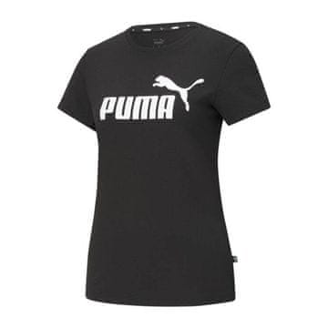 Puma Majice obutev za trening črna Ess Logo Tee