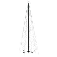 Vidaxl Novoletna jelka stožec 1400 hladno belih LED lučk 160x500 cm