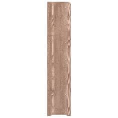 Vidaxl Stojalo za čevlje rjavo 90x24x117 cm inženirski les