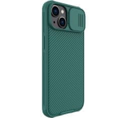Nillkin camshield pro case iphone 14 oklepni ovitek za kamero pokrov za kamero zelena