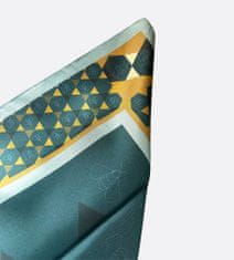 Serval Atelier svilena ruta Design Momentum Api Turquoise