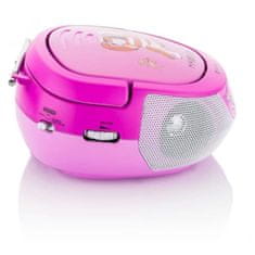 GoGEN MAXI otroški radio z mikrofonom, roza
