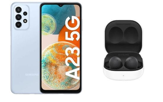 Samsung A236 Galaxy A23 mobilni telefon, 128 GB, moder + Buds2 ...
