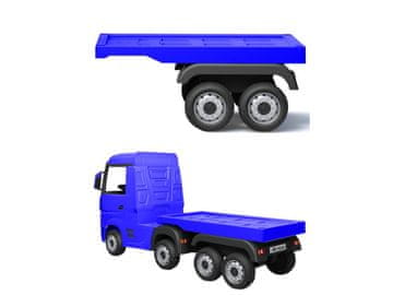 shumee Polprikolica za akumulatorsko vozilo Mercedes Actros HL358 modre barve