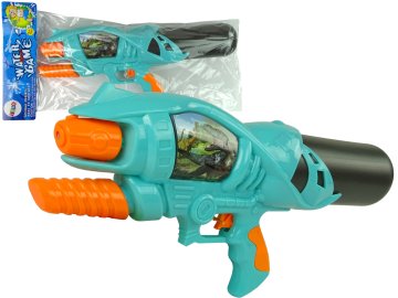 shumee Vodna pištola Garden Rifle Green Orange Dinosaurs 1100 ml