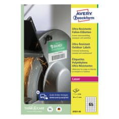 Avery Zweckform B7651-50 odporne etikete, 38 x 21 mm, bele