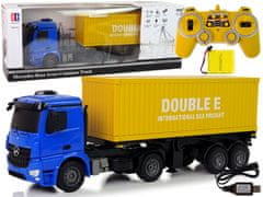 shumee Big Truck R/C Mercedes Arocs Blue 1:20 Zabojnik dolžine 58 cm