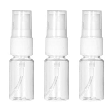 Northix 3x Plastične stekleničke s pršilom - 10 ml