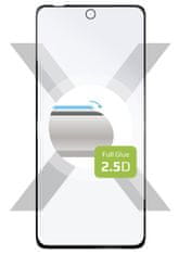 FIXED Zaščitno kaljeno steklo Full-Cover za Motorola Moto Edge (2022), lepljenje čez celoten zaslon (FIXGFA-1012-BK)