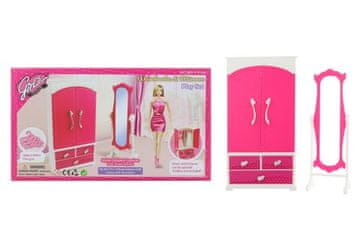 Gloria Garderobna omara z ogledalom