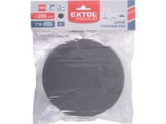 Extol Premium Polirni disk pena, T10, Črna, průměr200x30mm, ježevi trakovi průměr180mm