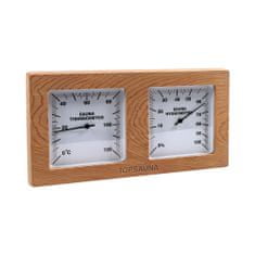 Topsauna Termometer za savno z higrometrom - Rdeča cedra