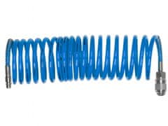 Extol Craft Zračna cev spirala s hitrimi spojkami, 1/4", notranji průměr6mm, L 5m