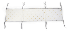 Childhome Blazina do posteljice 35x170cm Jersey Gold Dots